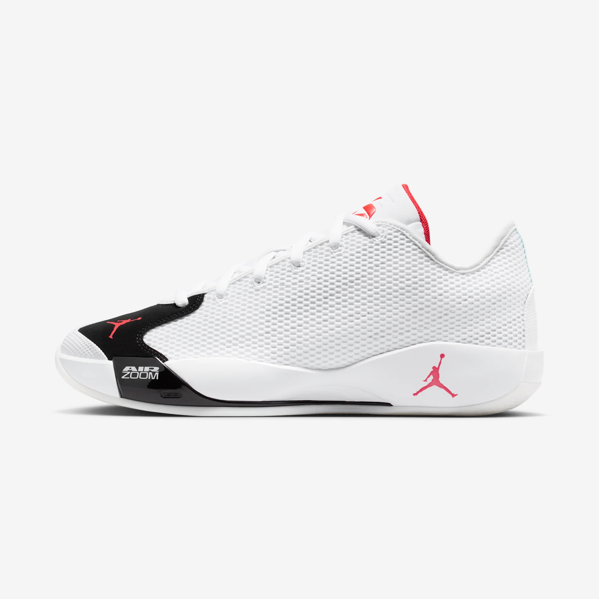 Jordan Luka .77 "White & Black" White/Bright Crimson/Black/Sail