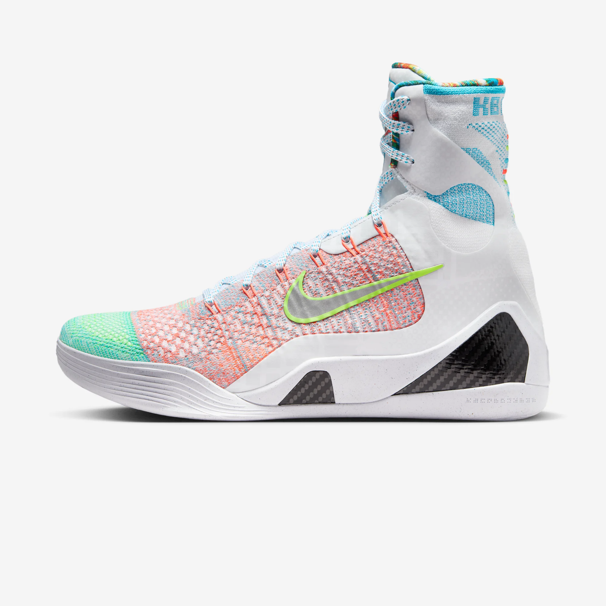 Nike Kobe 9 Elite Protro "What The Kobe" White/Reflective Silver/Chlorine Blue/Black