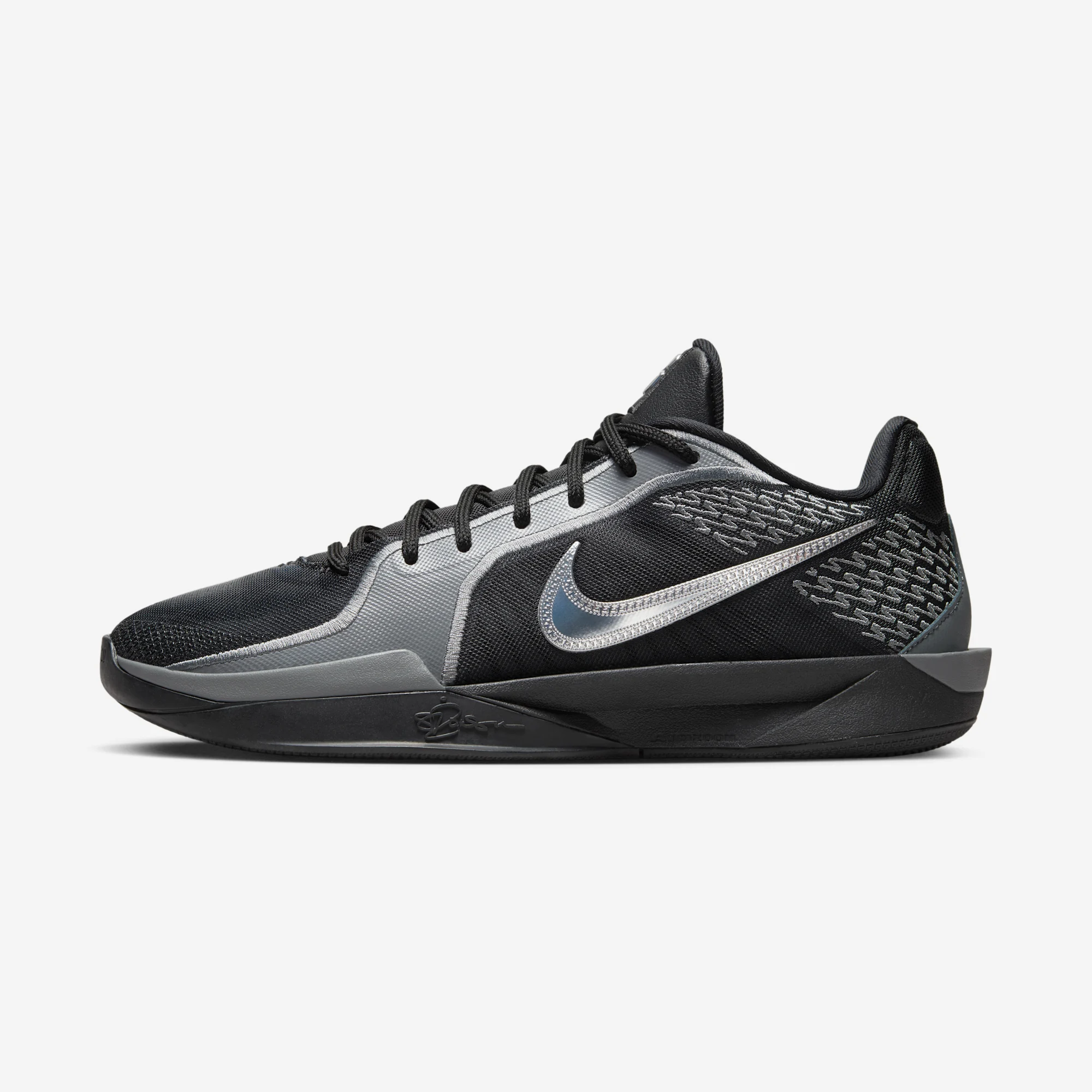 Nike Sabrina 2 "Mirrored" Black/Metallic Silver/Smoke Grey/Opti Yellow