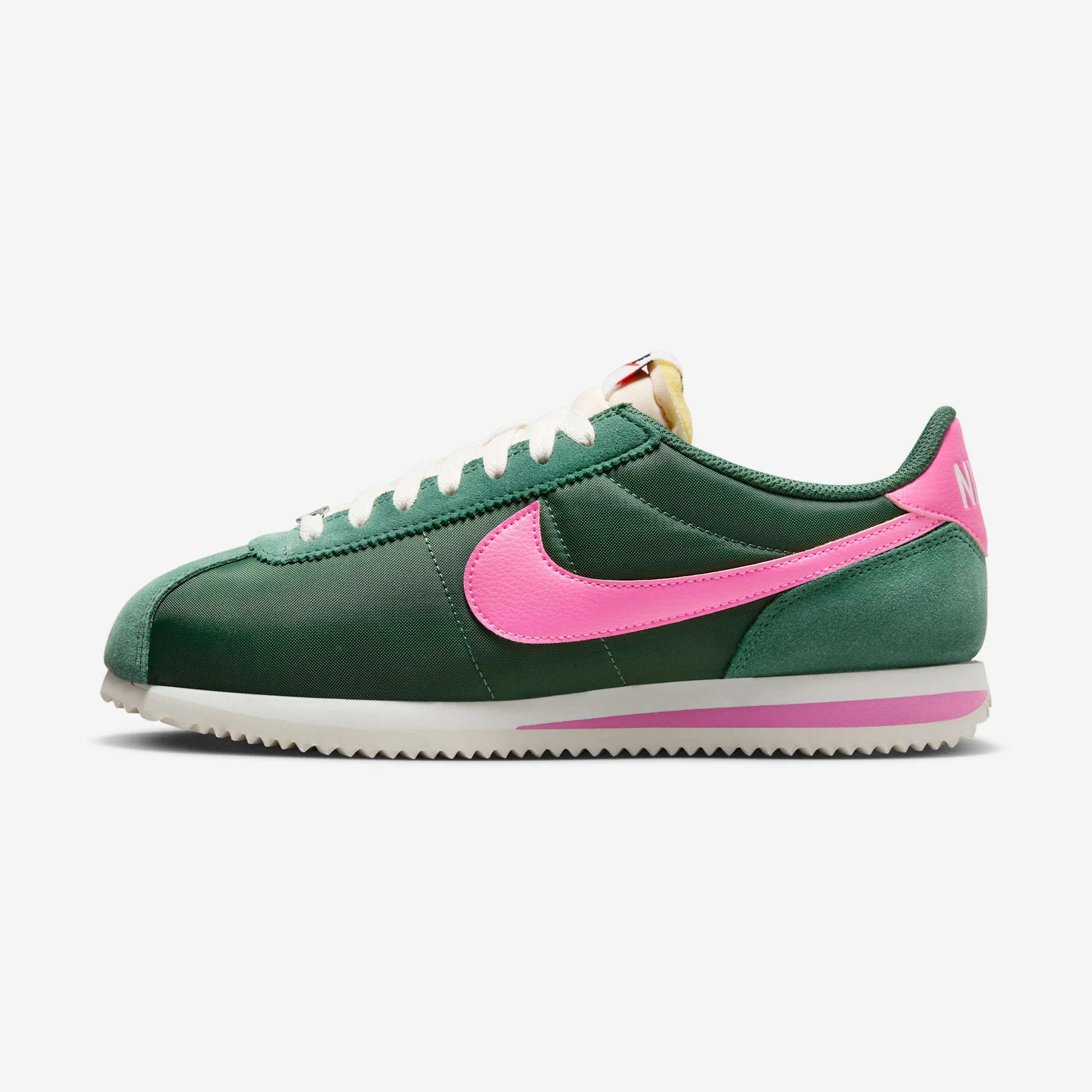 Nike Cortez Textile “Fir / Pinksicle” 2024 Fir/Pinksicle/Sail/Team Orange/Black