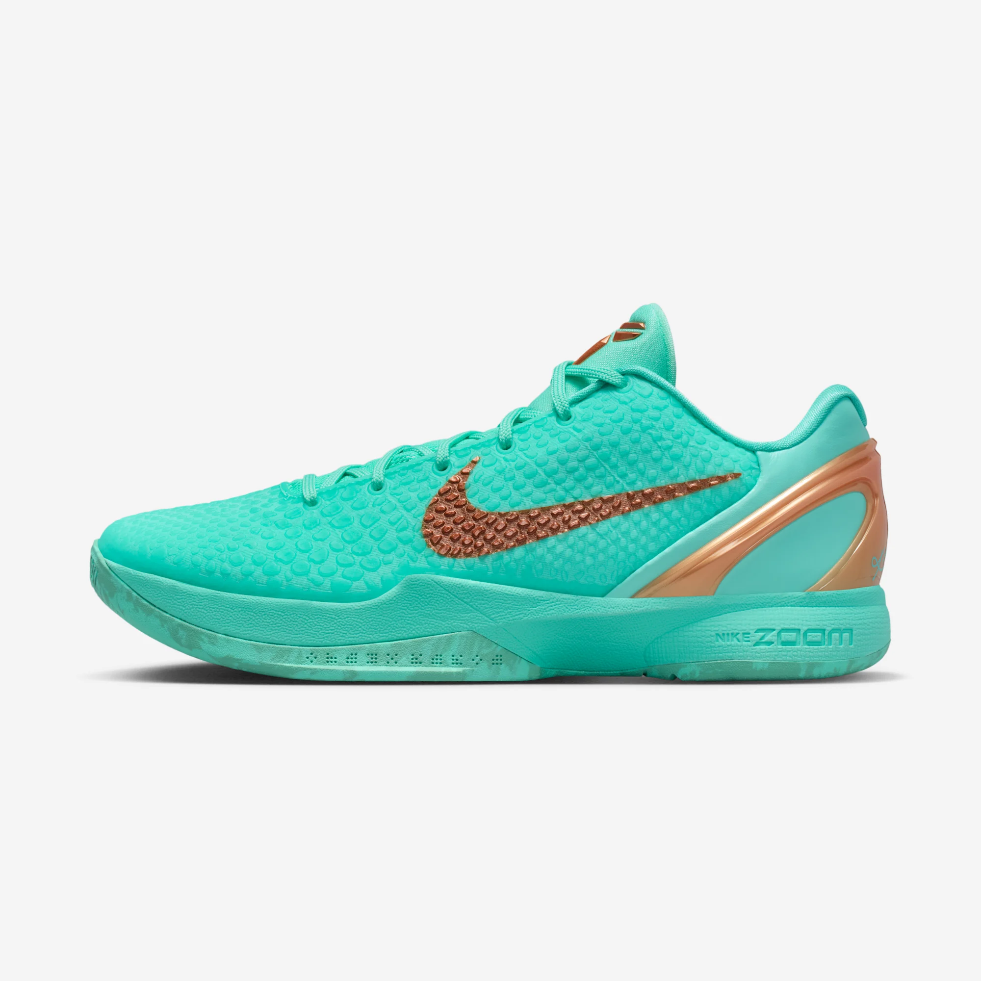 Jalen Brunson x Nike Kobe 6 Protro "Hyper Turquoise" Hyper Turquoise/Metallic Copper
