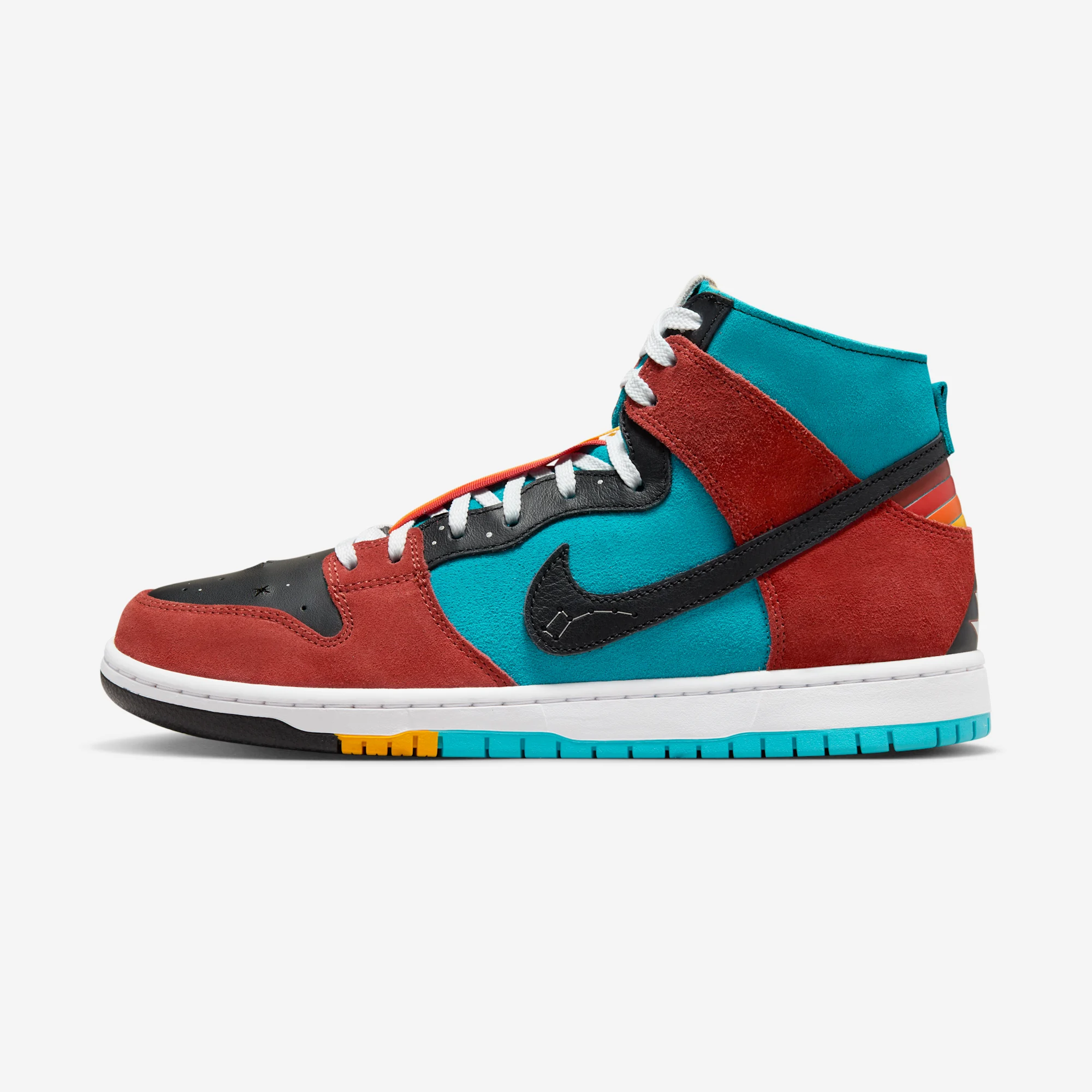 Di’orr Greenwood x Nike SB Dunk High Decon 2024 Turquoise Blue/Black/Rugged Orange