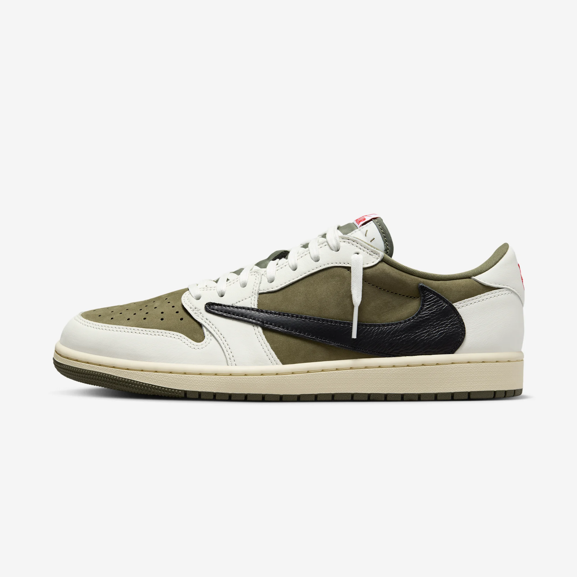 Travis Scott x Air Jordan 1 Low OG "Medium Olive" Medium Olive/Black/Sail/Muslin
