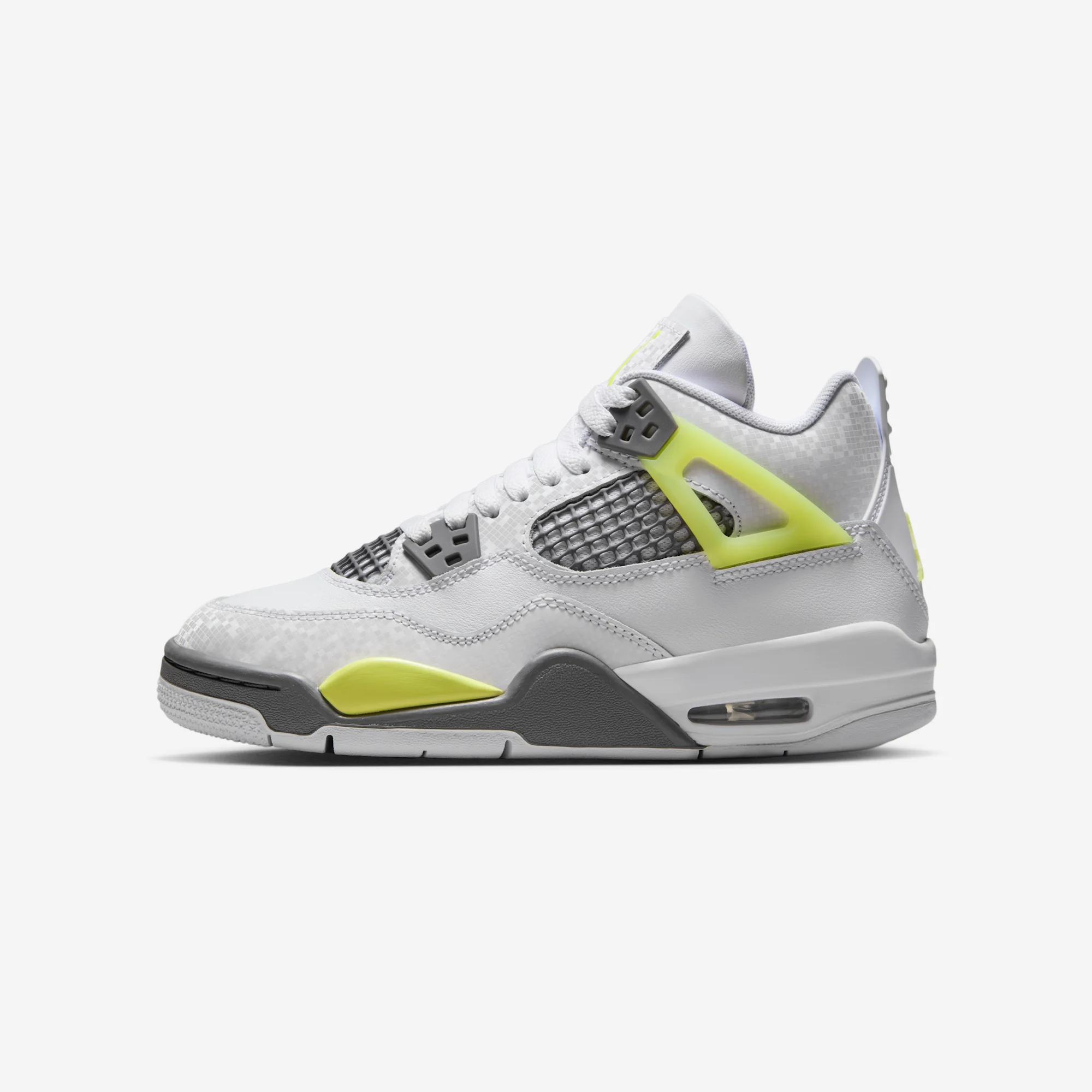 Air Jordan 4 Retro GS "Light Lemon Twist" White/Light Lemon Twist/Graphite