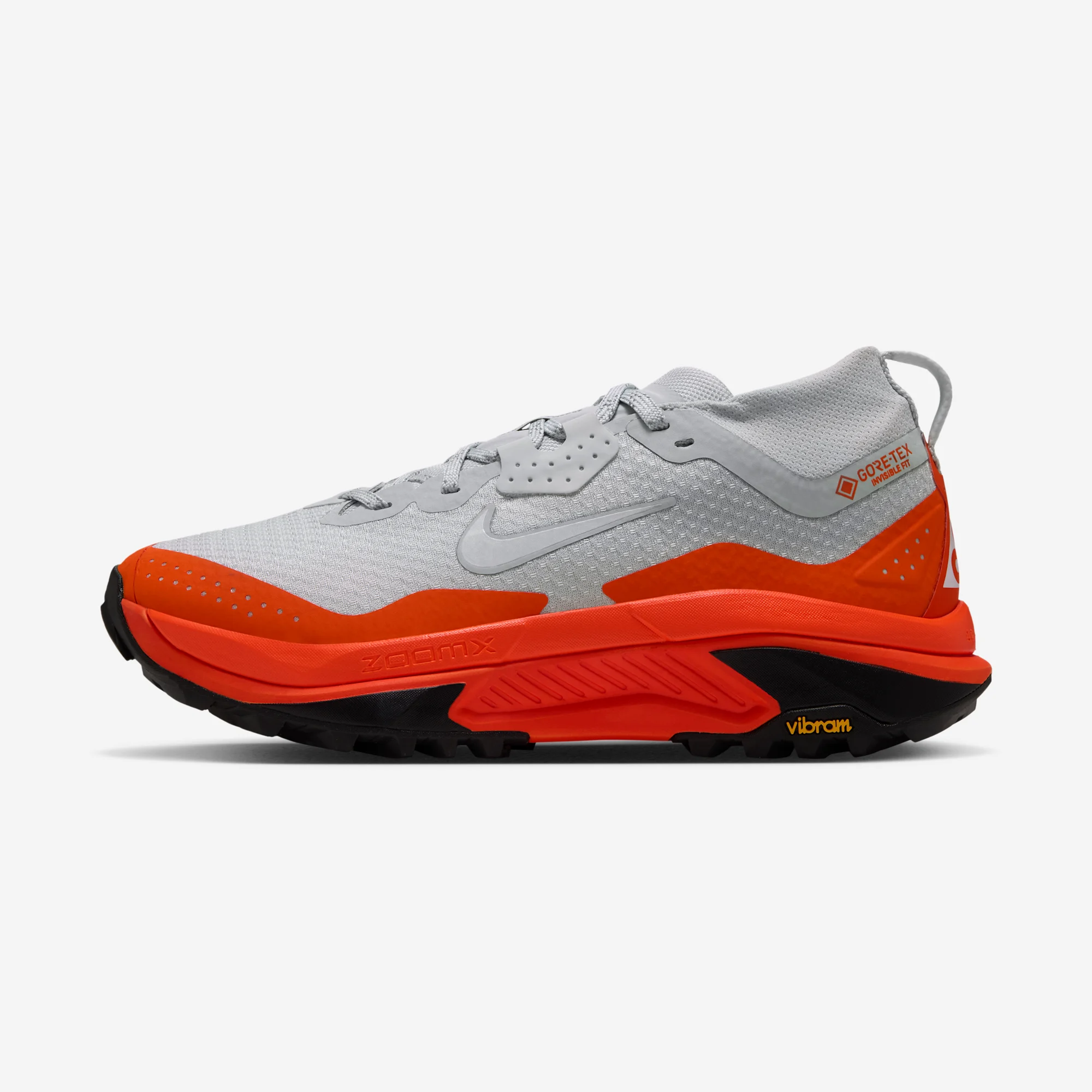 Nike ACG Zegama Trail Gore-Tex W "Light Silver & Safety Orange" Light Silver/Summit White/Safety Orange/Black