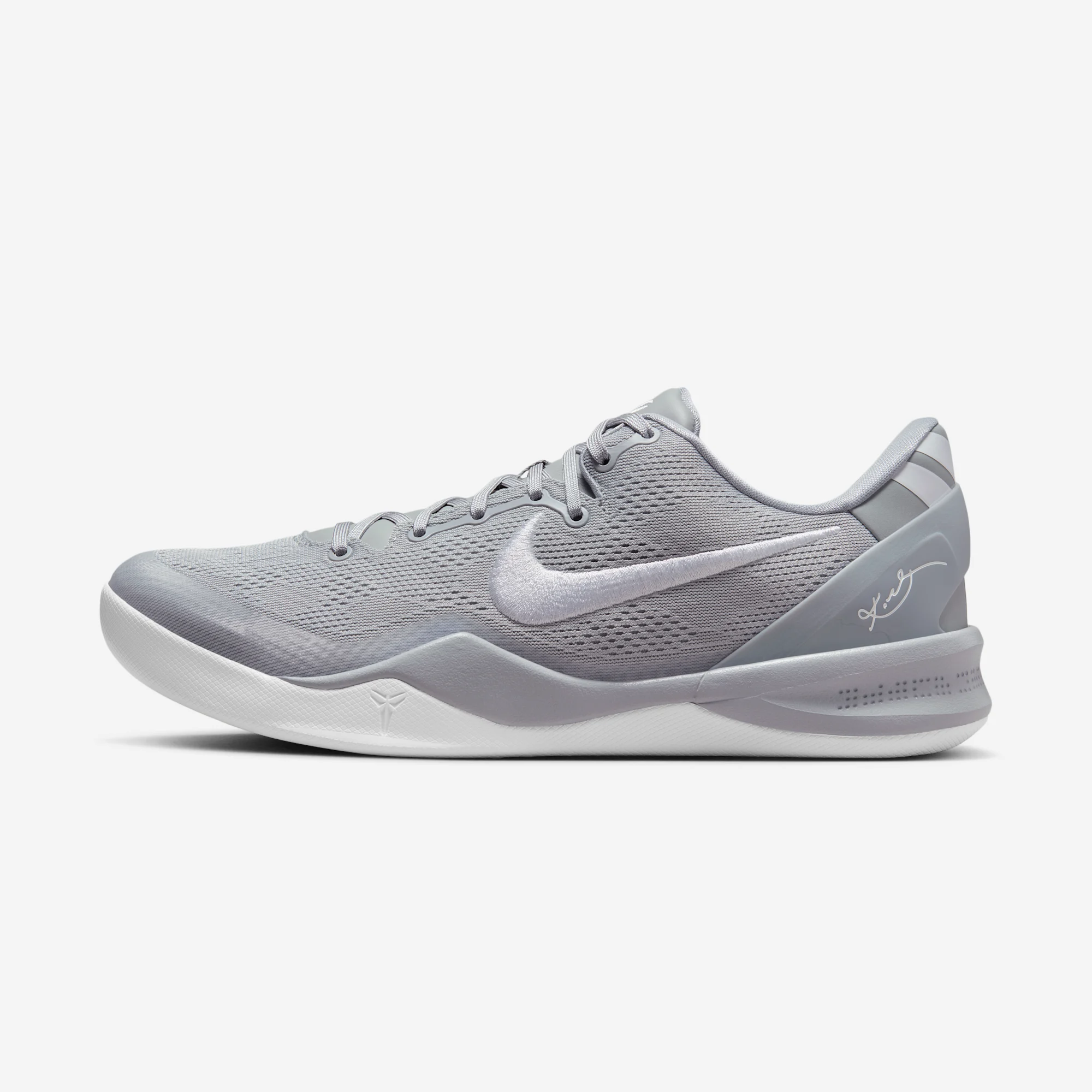 Nike Kobe 8 Protro "Wolf Grey" Wolf Grey/White/Wolf Grey
