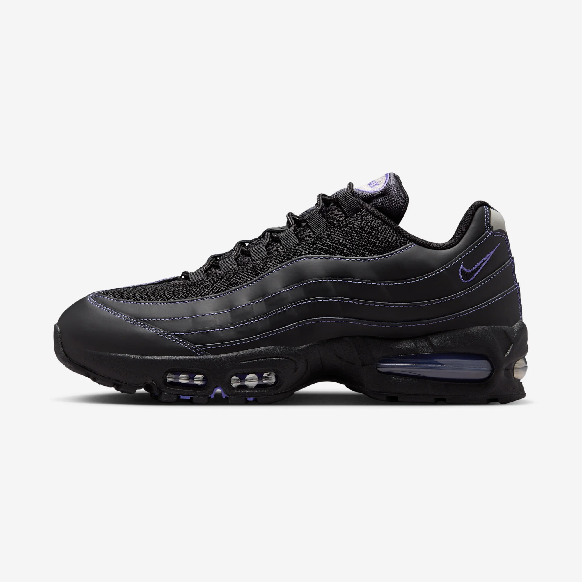Nike Air Max 95 OG Big Bubble "Persian Violet" Black/Black/Persian Violet