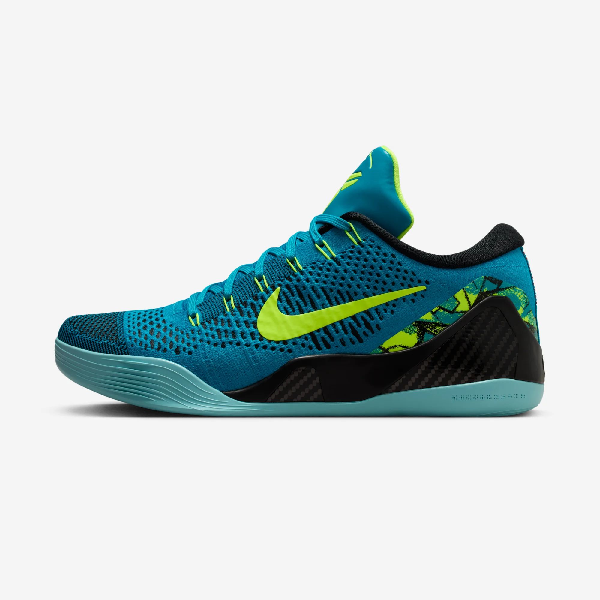 Nike Kobe 9 Elite Low Protro "Perspective" Neo Turquoise/Volt