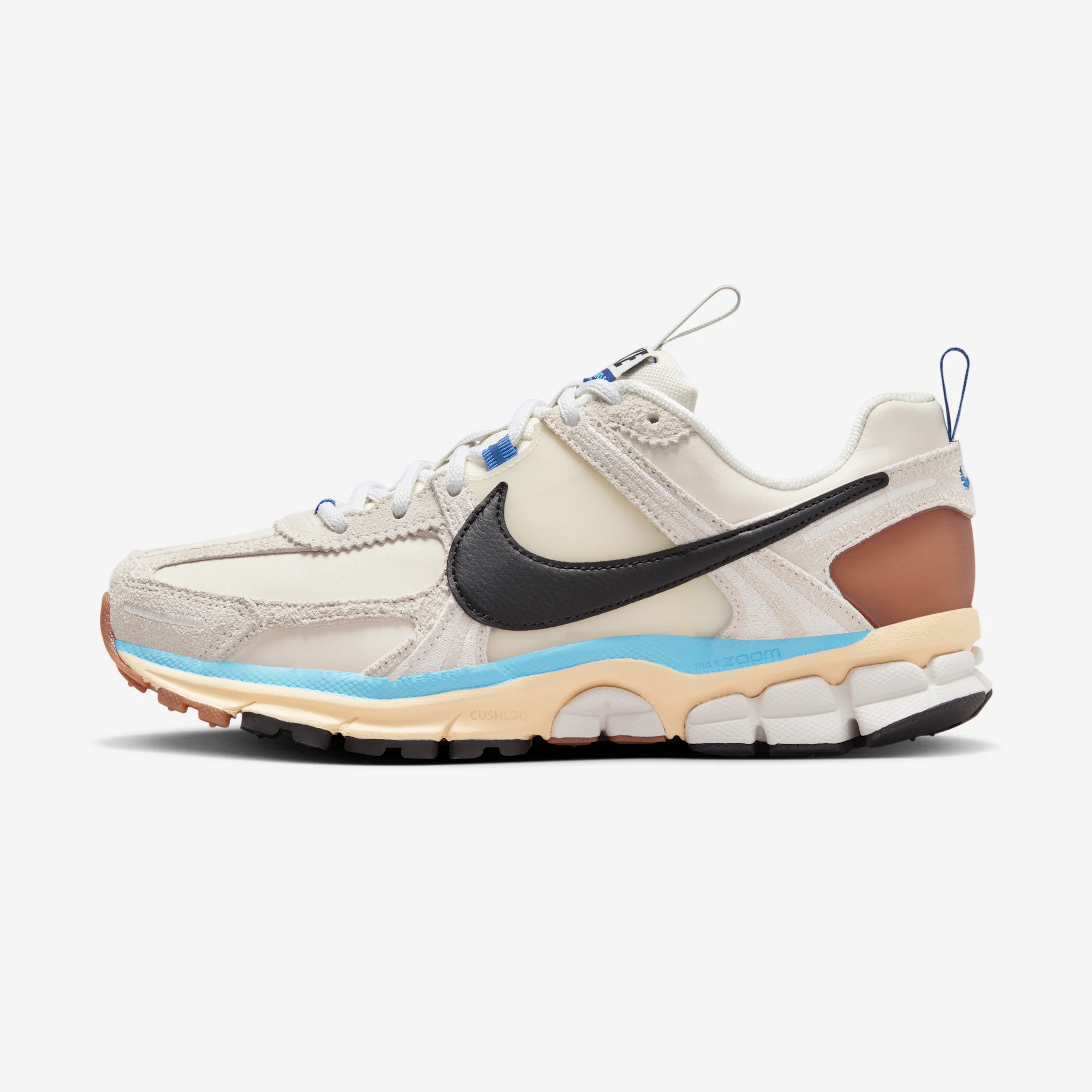 Nike Zoom Vomero 5 Premium "Light Bone / BRS" 2024 Pale Ivory/Black/Light Bone/Pale Vanilla/Aquarius Blue/Blue Ribbon