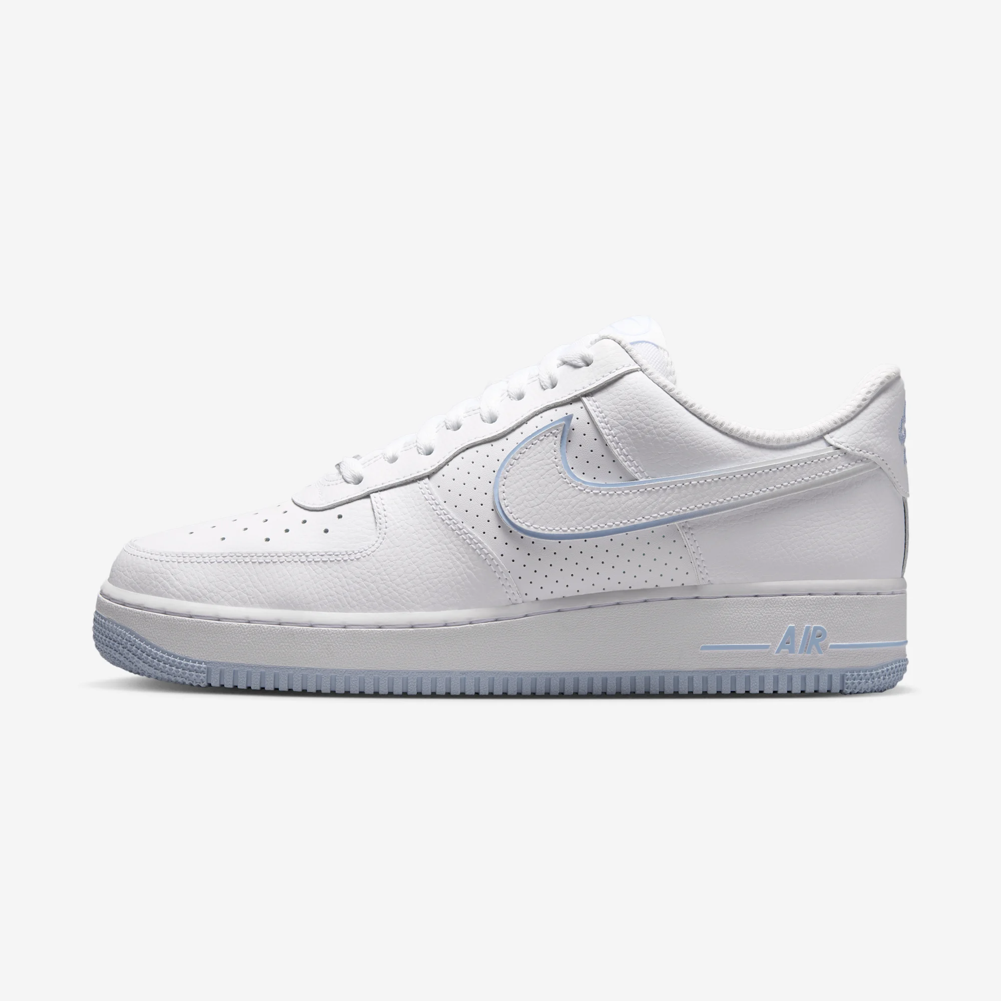 Nike Air Force 1 Low "White & Baltic Blue" White/White/Baltic Blue