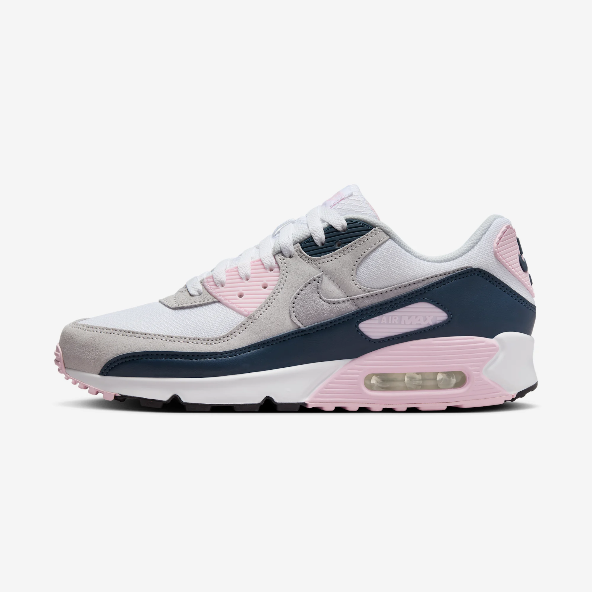 Nike Air Max 90 “White / Pink Foam” 2024 White/Wolf Grey/Pink Foam/Armory Navy/Pure Platinum/Black