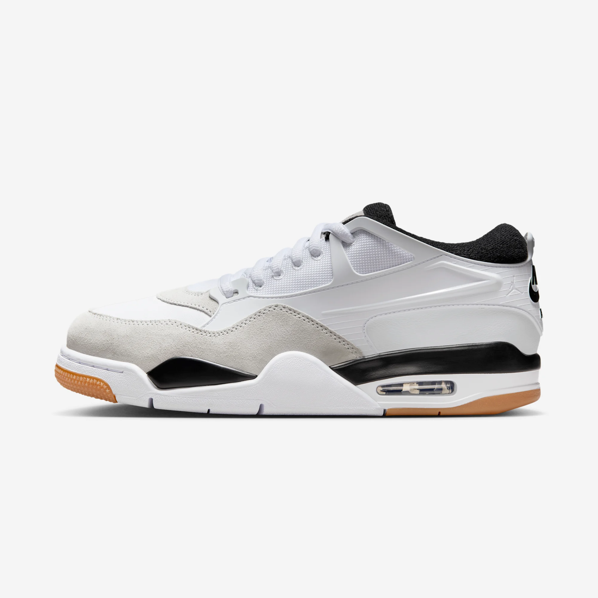 Air Jordan 4 RM "White / Black / Gum" White/Black/Neutral Grey/Gum Medium Brown
