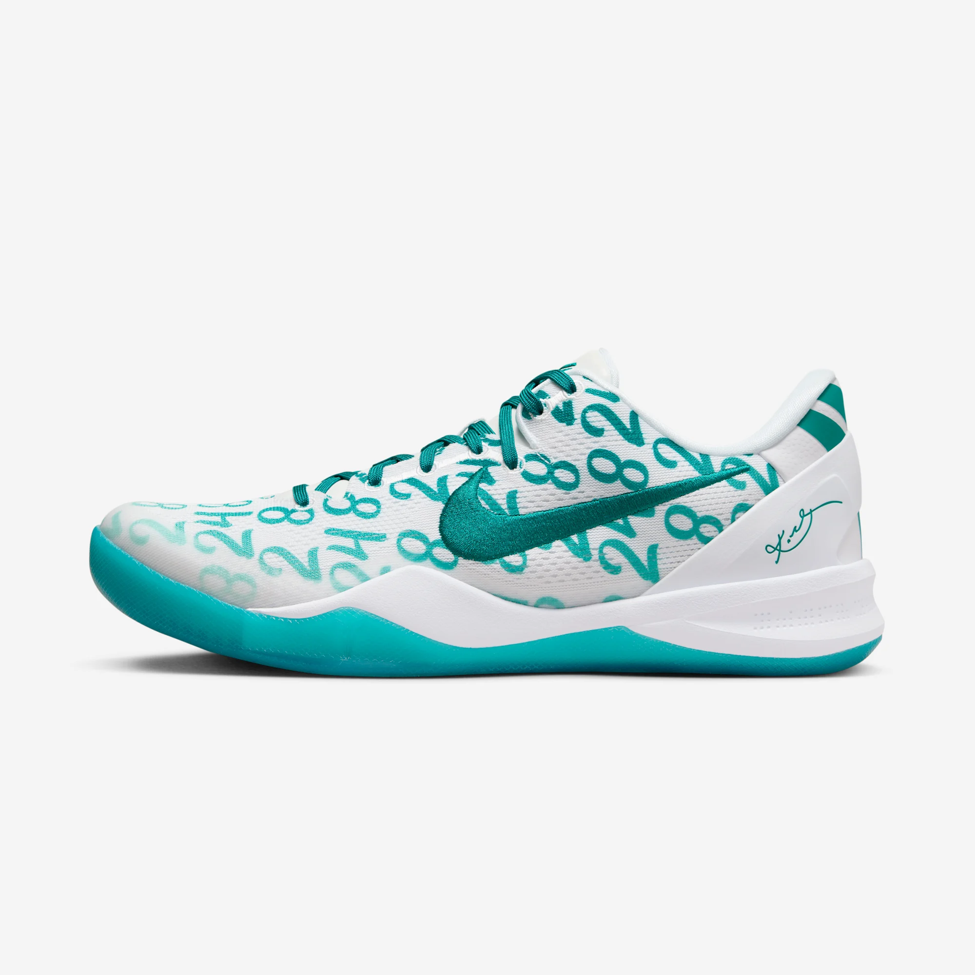 Nike Kobe 8 Protro "Aqua" 2024 White/White/Radiant Emerald