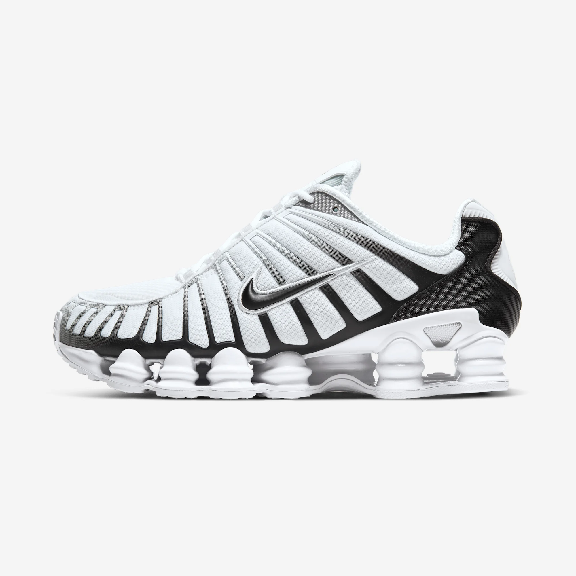 Nike Shox TL “White / Platinum” 2025 White/Black/Metallic Platinum