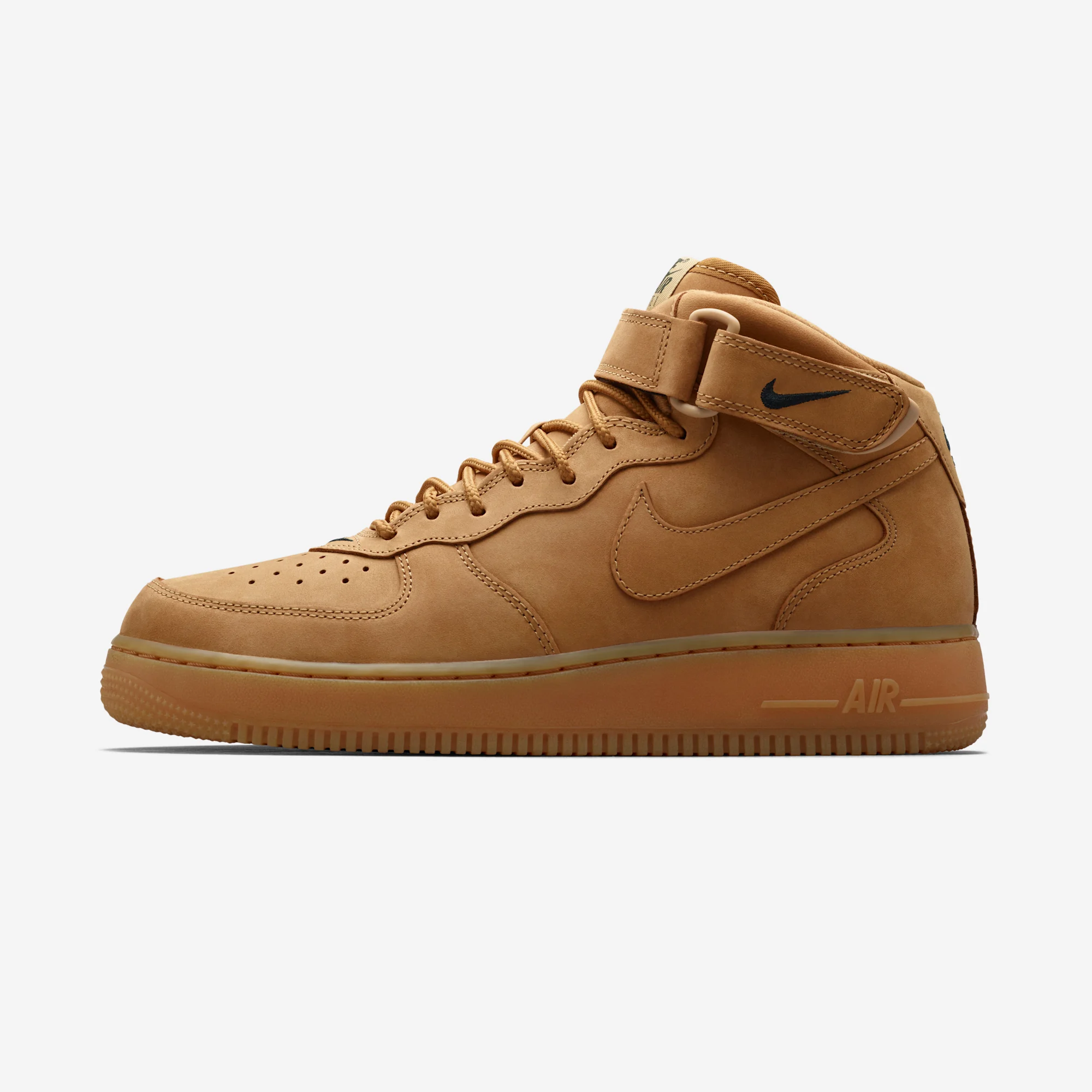 Nike Air Force 1 Mid Premium "Flax" Flax/Flax/Outdoor Green