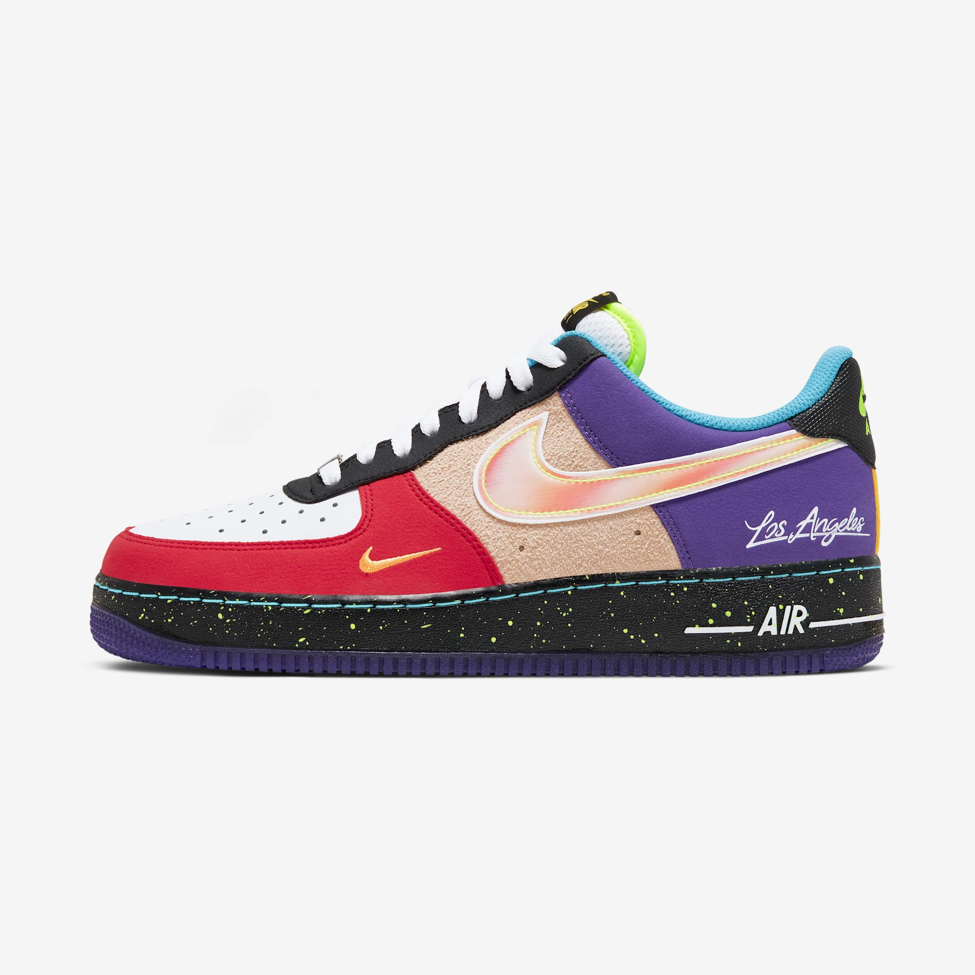 Nike Air Force 1 Low "What The LA" White/Black/Hyper Jade