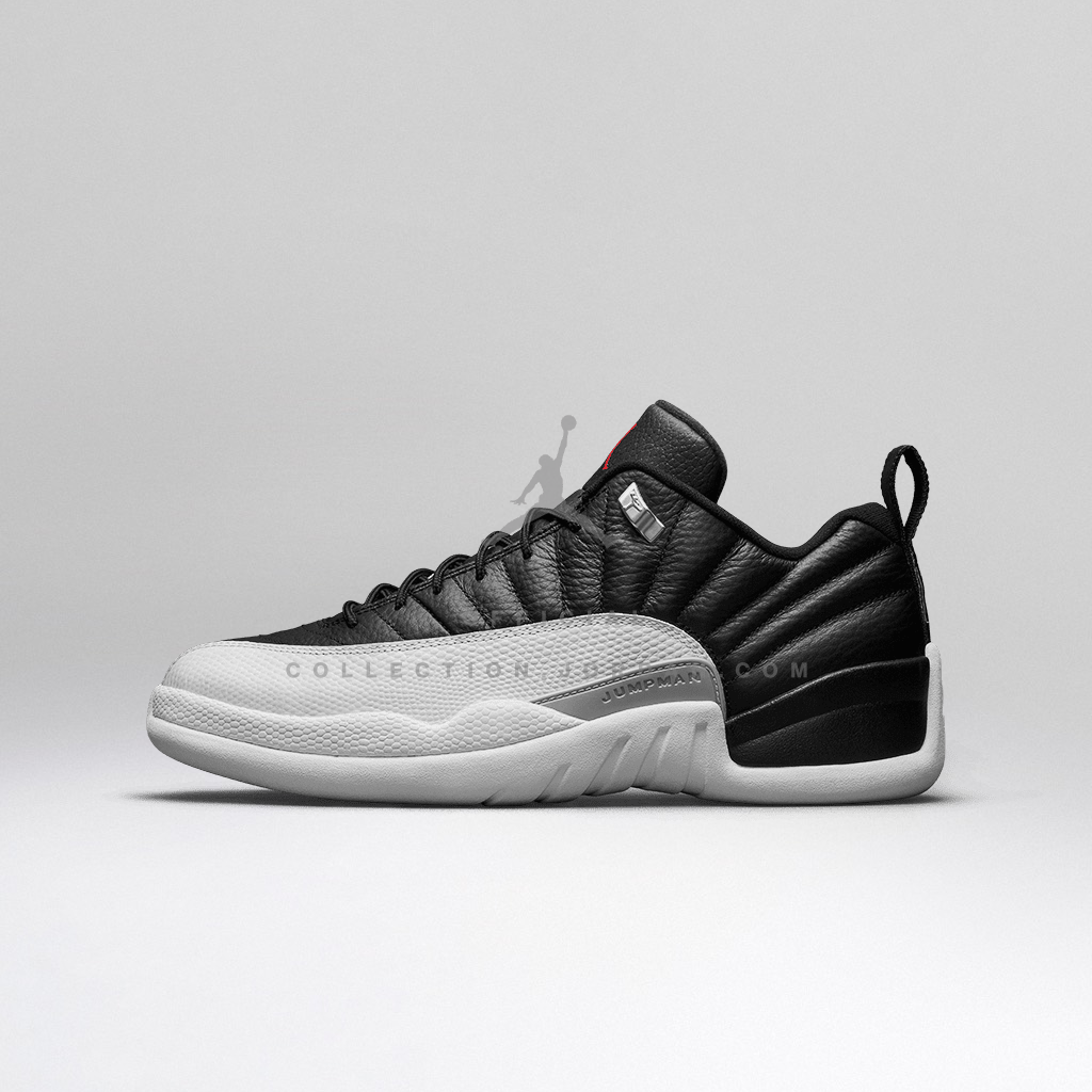 jordan 12 retro black red white