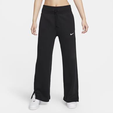 Women's High-Waisted Wide-Leg French Terry Tracksuit Bottoms