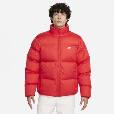 nike puffer jacket mens orange
