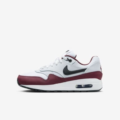Nike air max 1 black junior store