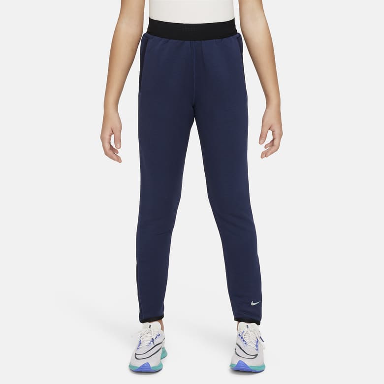 Navy nike tracksuit bottoms junior best sale