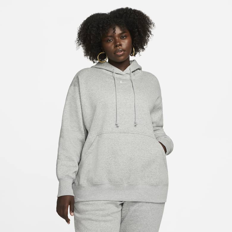 Plus size nike sales zip up hoodie
