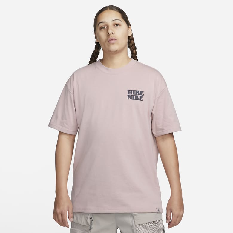 Pink nike top shirt mens