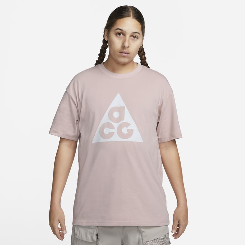 Pink nike top shirt mens