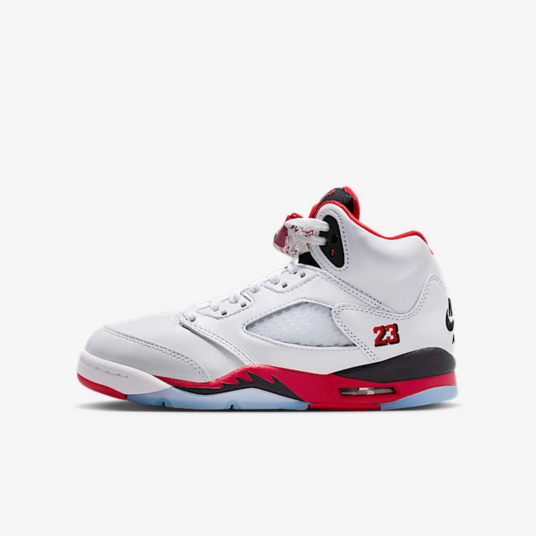 靴 Air Jordan 5 Retro Air Jordan 5 Retro GS 6 Y Womens size 7.5 White/Orange/Blue