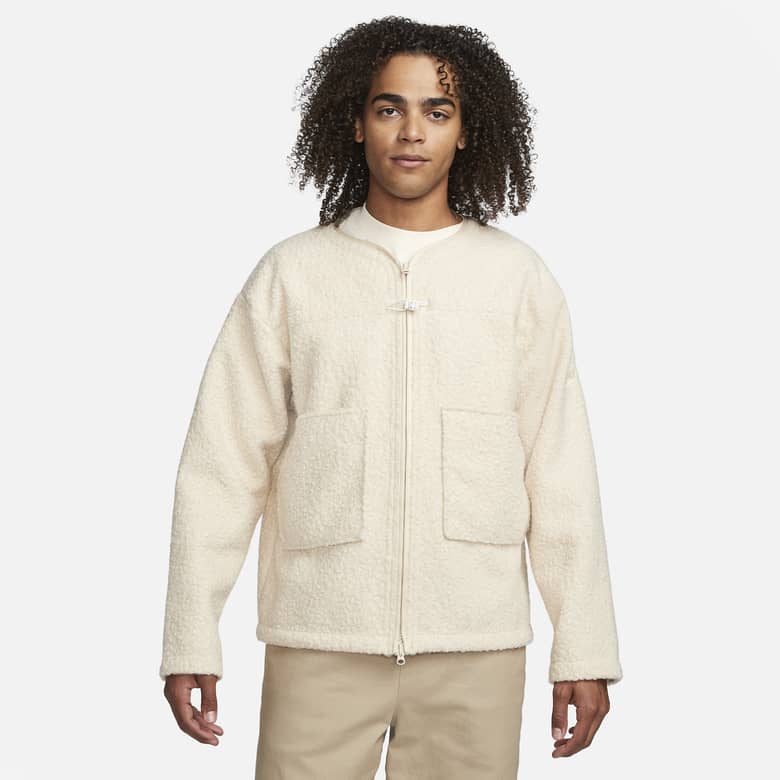 Nike lightweight fleece store jacket