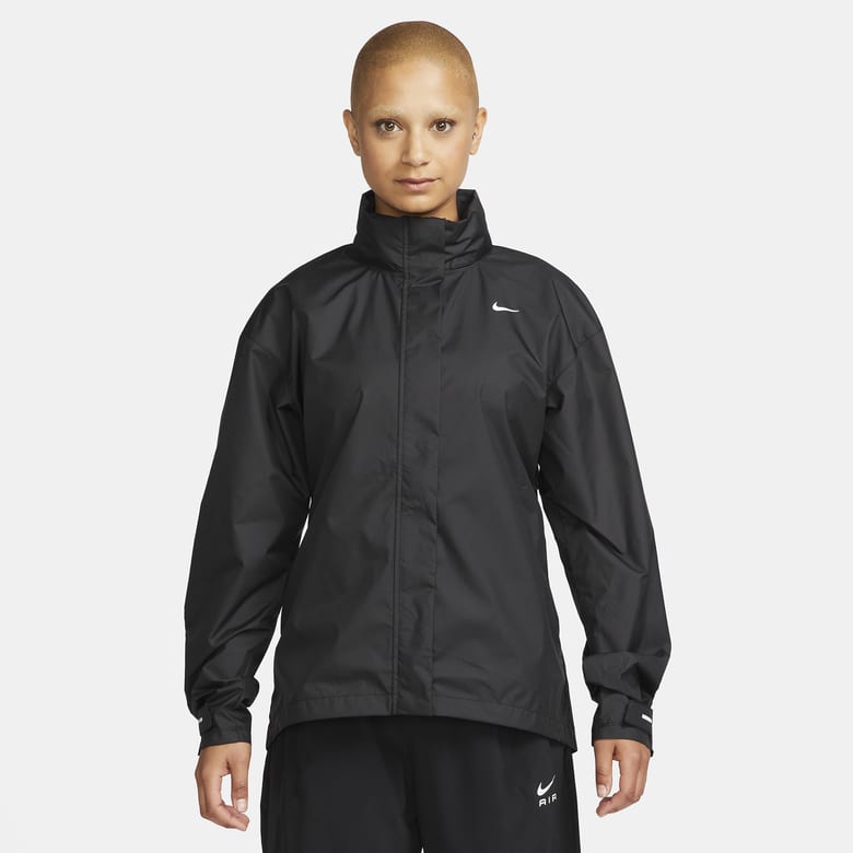 Nike coat clearance fur hood
