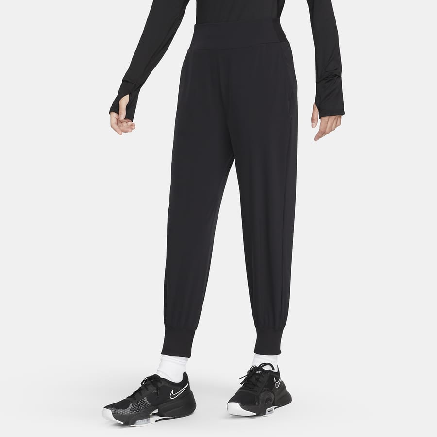 Nike Pants Women Extra Large Black Athletic Dept Flare Sweatpants Cotton  Pockets
