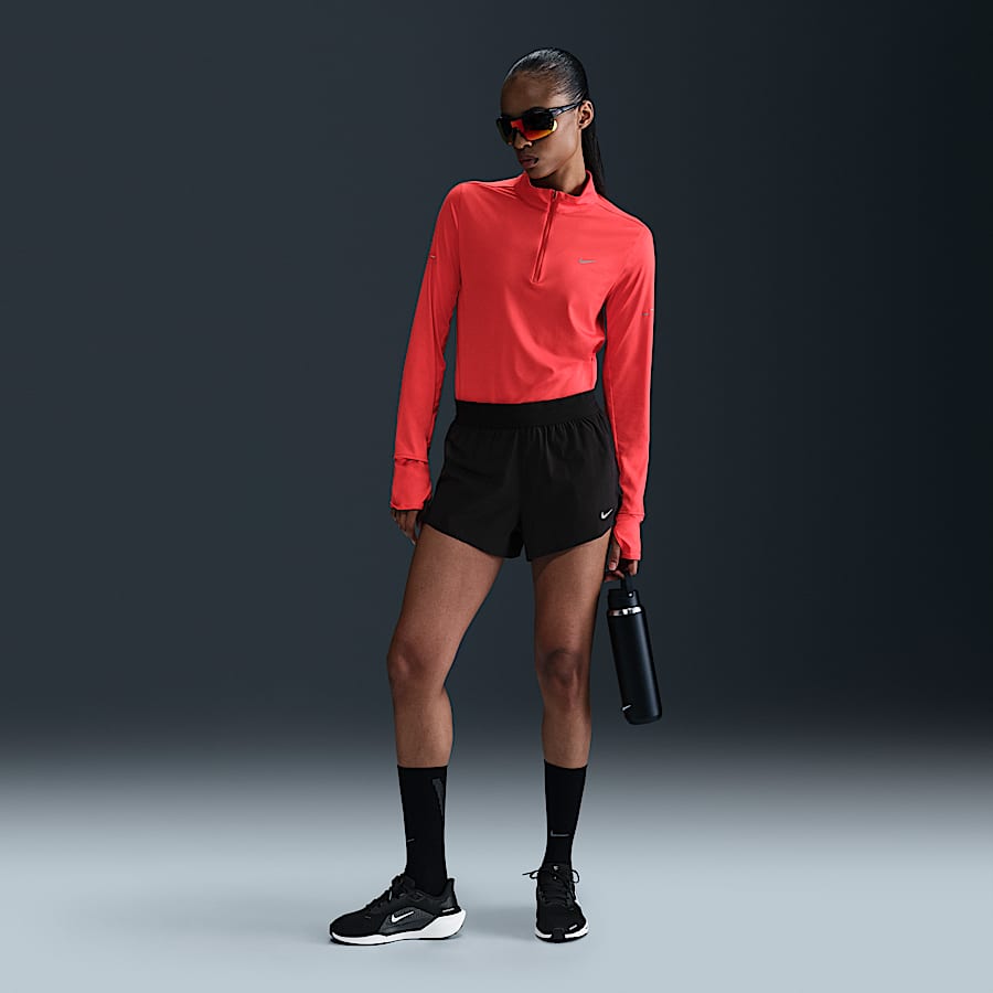 nike womens lined running shorts