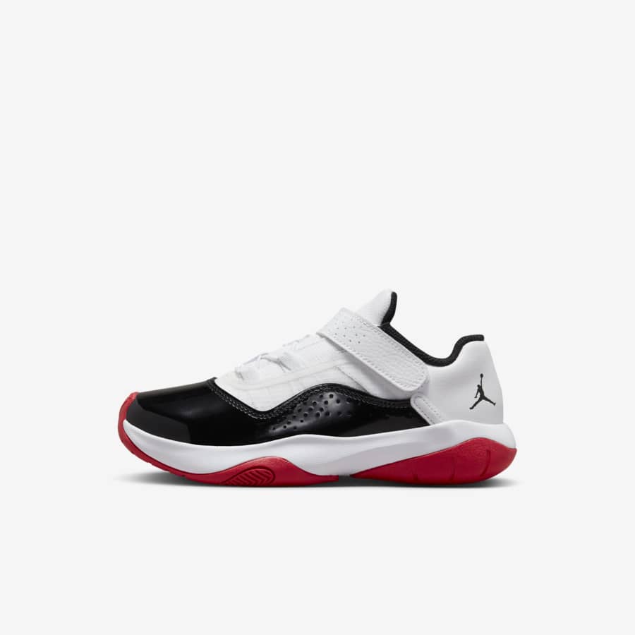 Black white and red jordan 11 sales