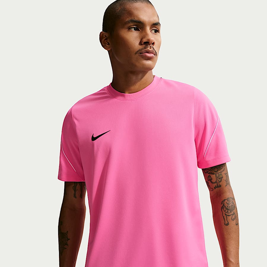 mens pink nike running top