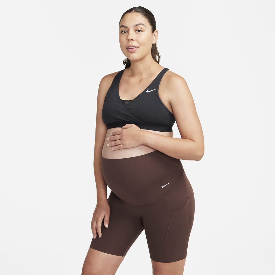 Nike Women`s Dri-FIT Swoosh Maternity Nursing Medium-Support