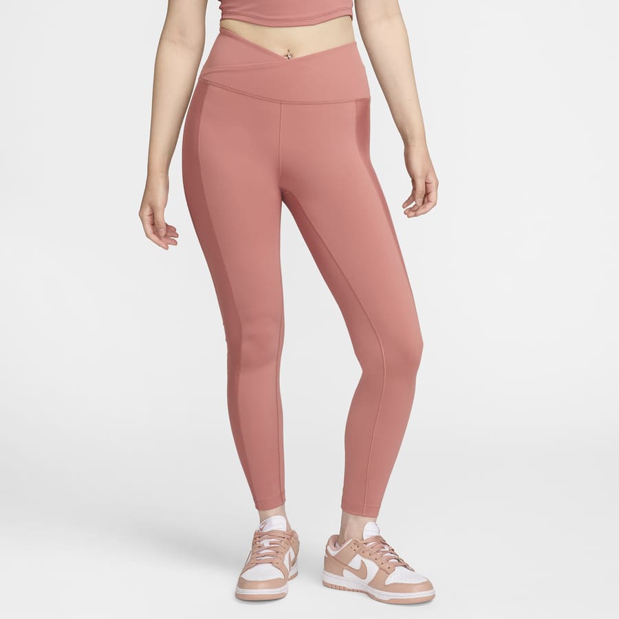 Nike leggings rose gold hot sale