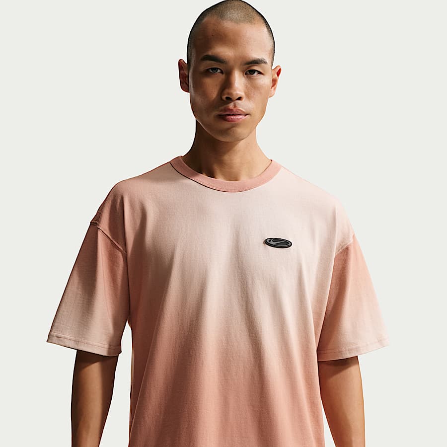 nike mens pink top