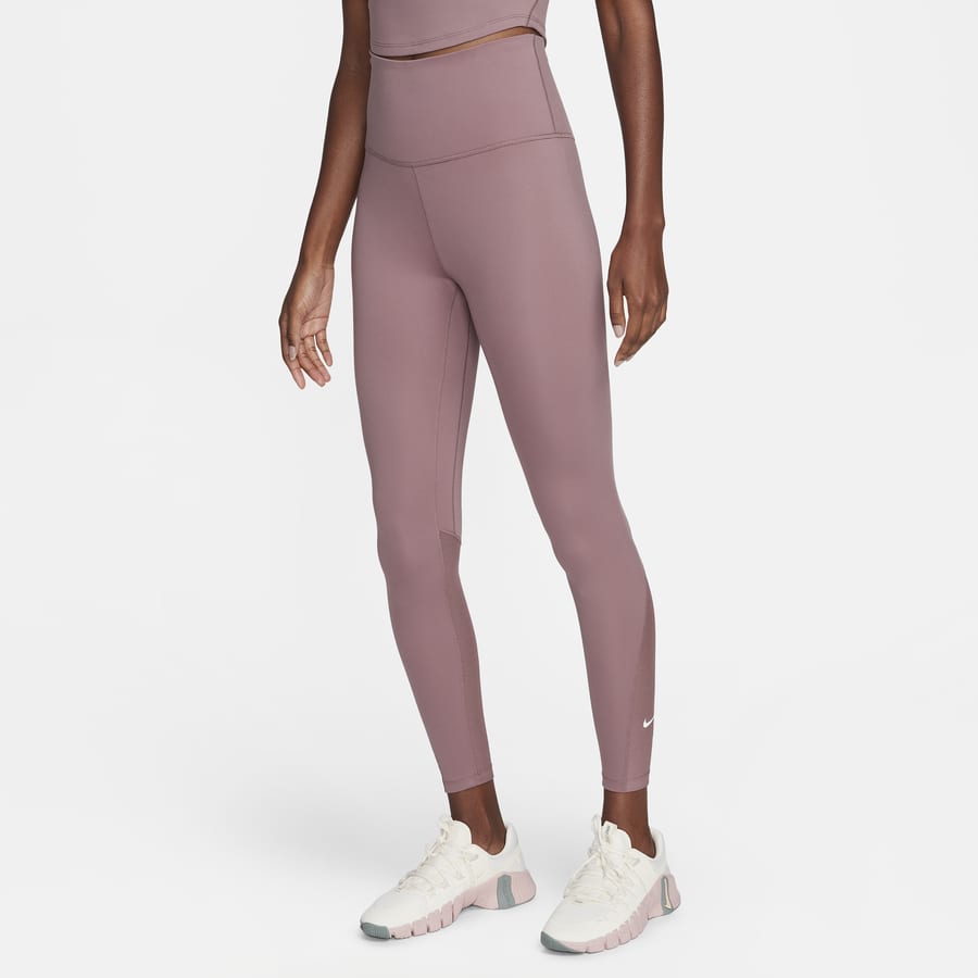 NIKE Nike Sportswear Club Women's High-Waisted Leggings, | Brick red  Women‘s Leggings | YOOX