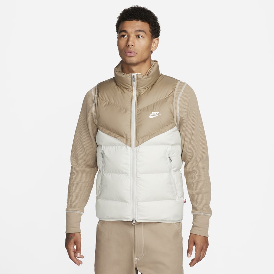 Chaleco nike hombre beige 2025