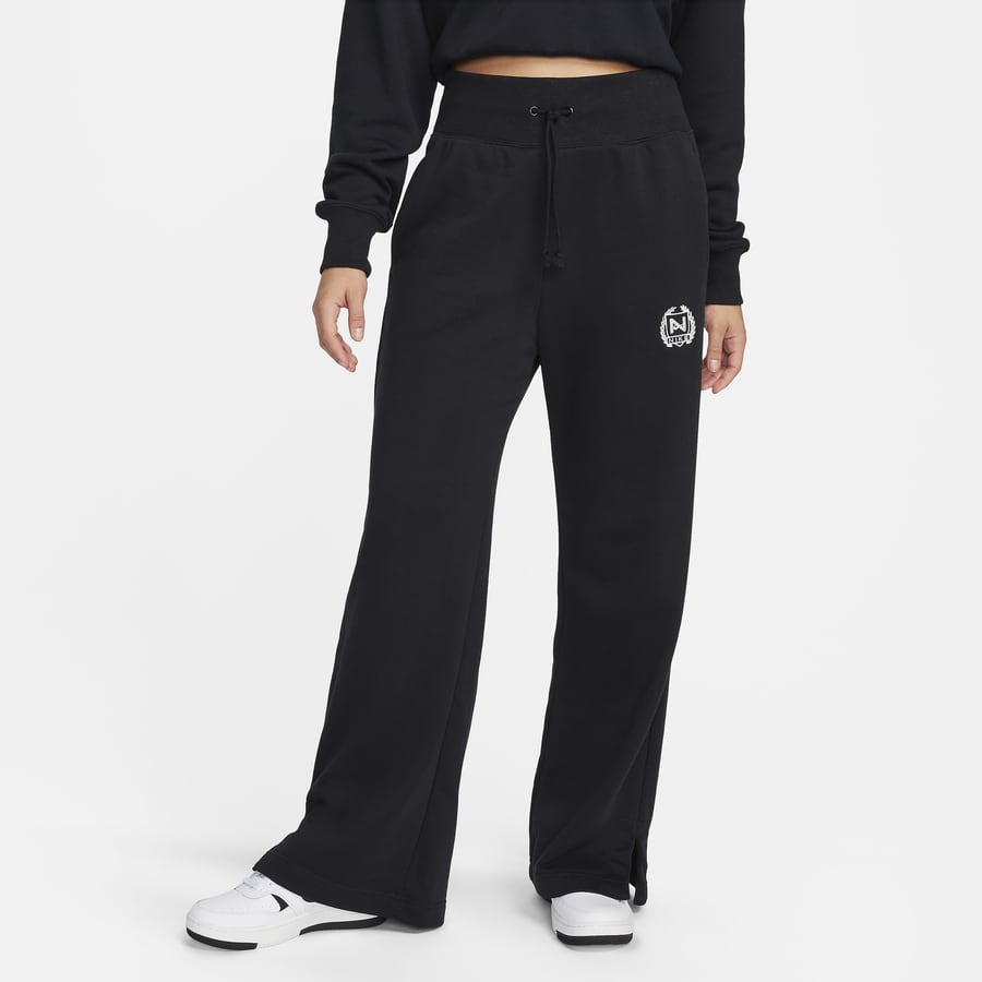 Nike Black Fit Dry Side Zip Unlined Cropped Capri Pants Womens