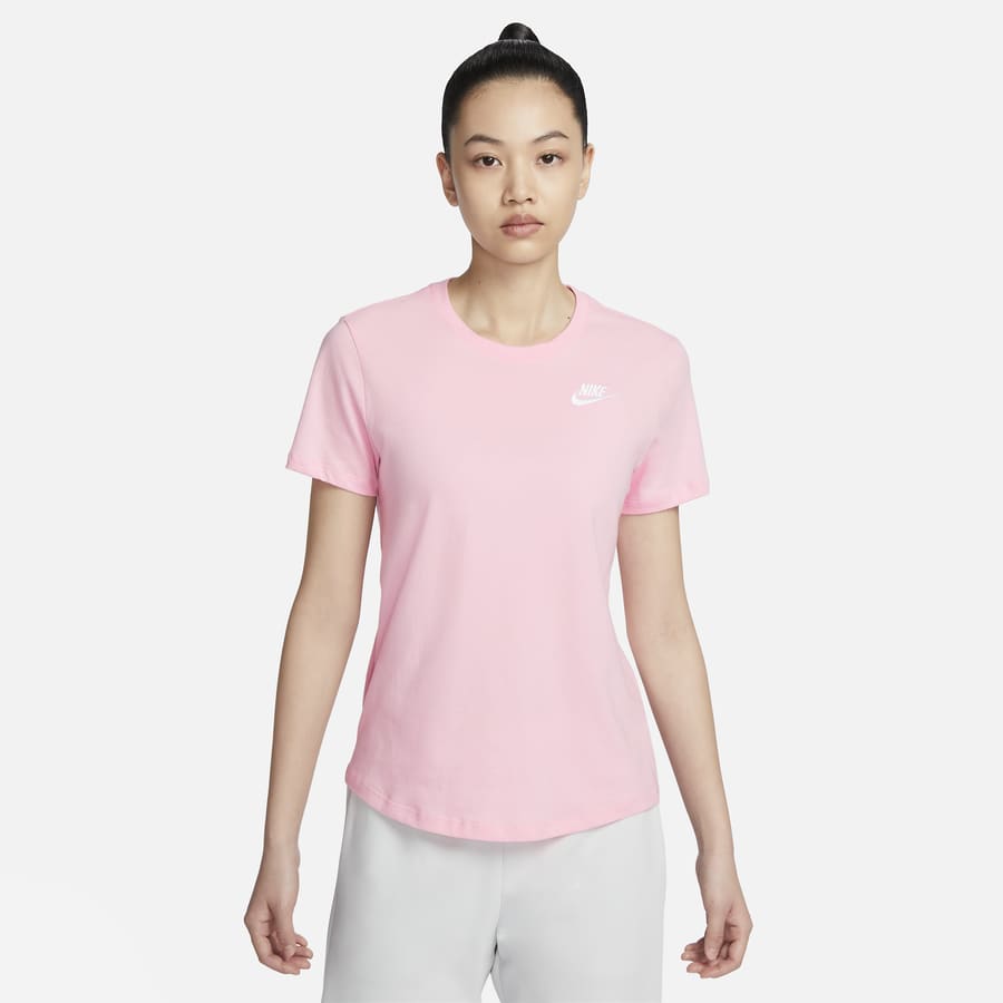 White nike cheap workout shirt