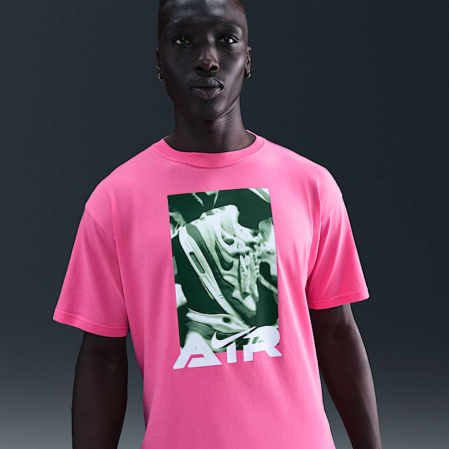 nike mens pink top