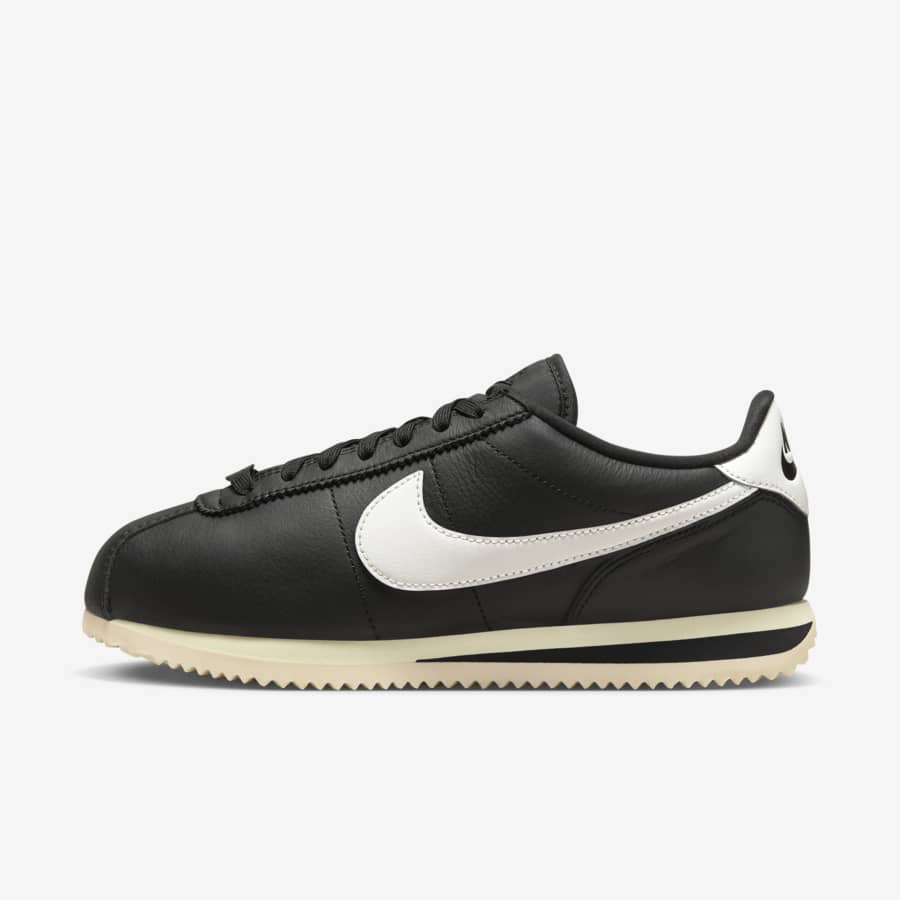 Nike leather running shoes cheap