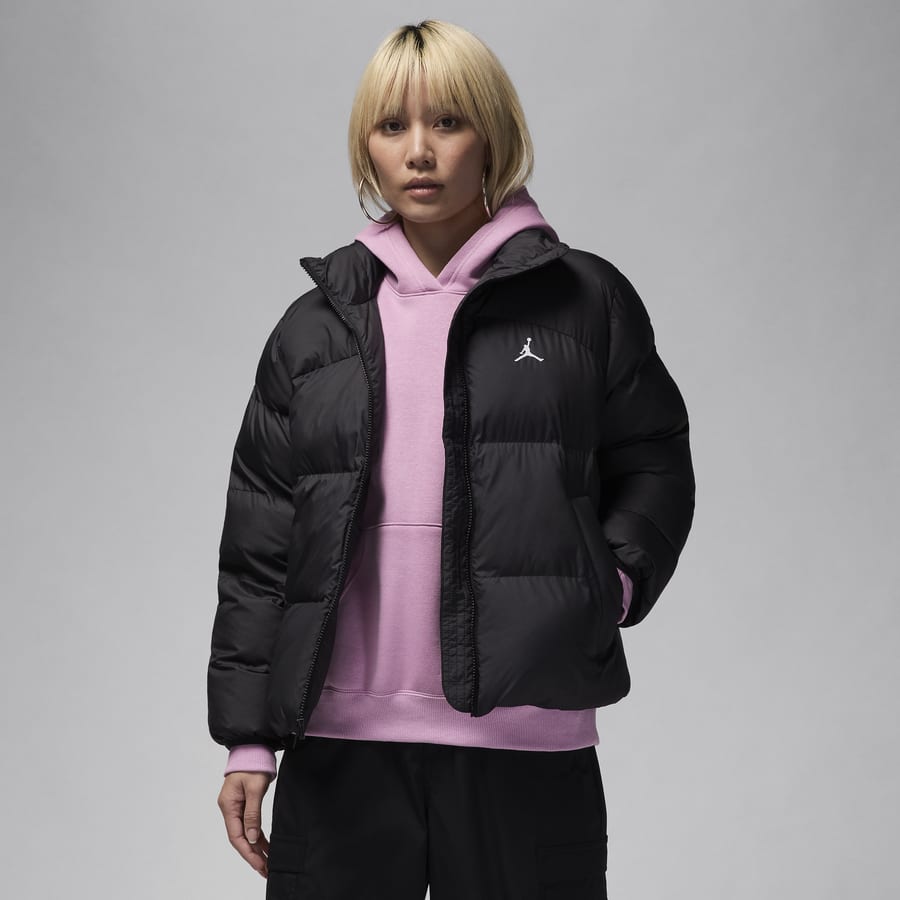 Womens Black Windbreakers. Nike JP