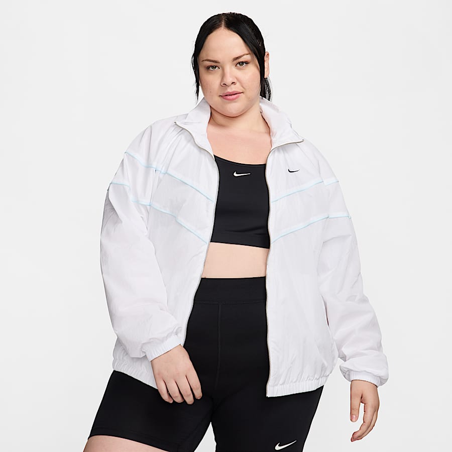 Nike women's plus size jackets sales