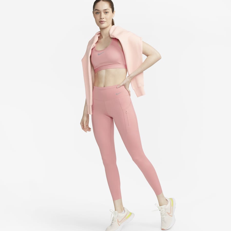 Women's Pink Yoga/Fit Leggings (Cloud Range) – KeysFitshop