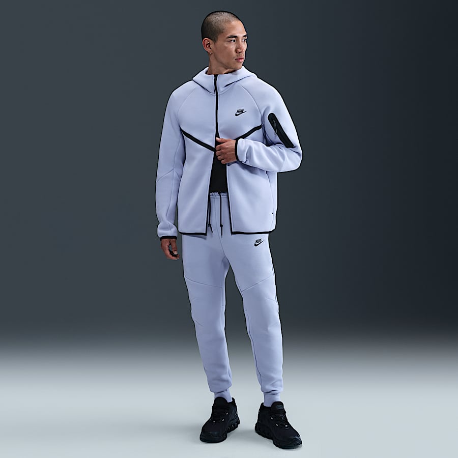 nike joggers and hoodie set mens