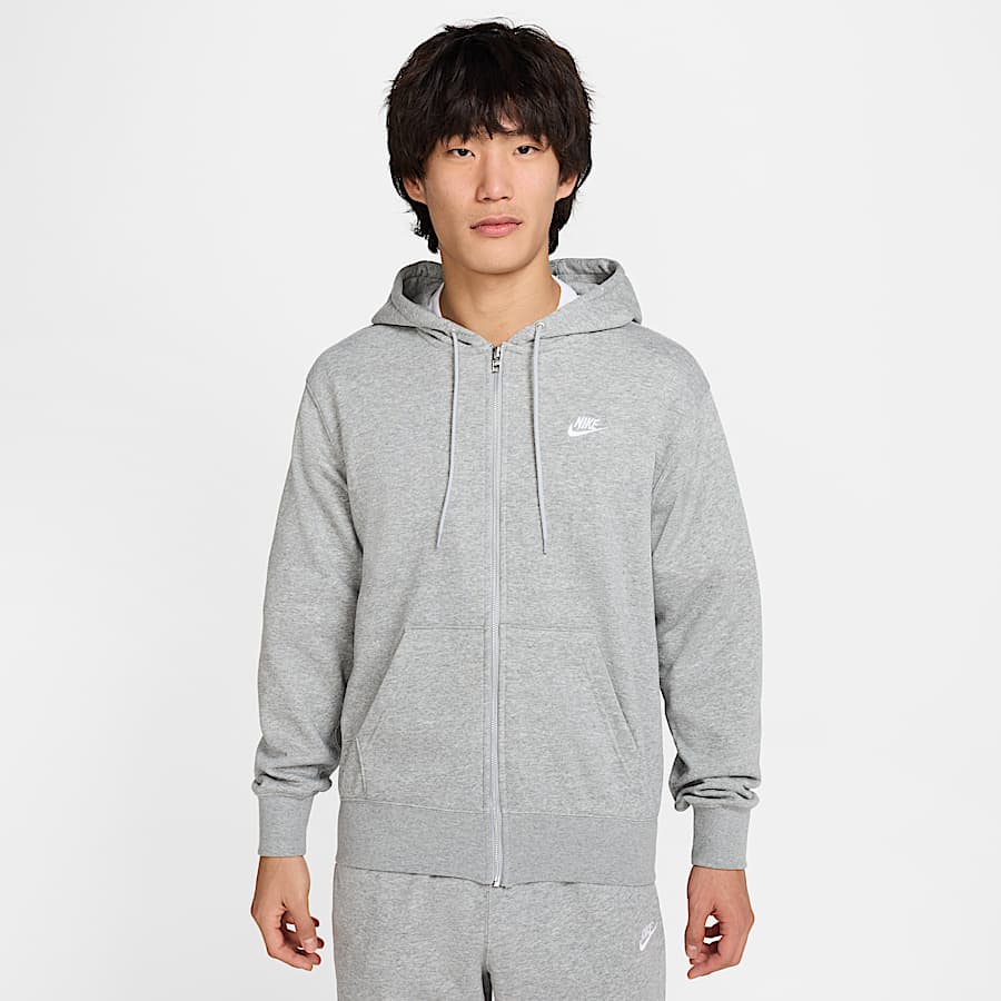 nike on fleece hoodie