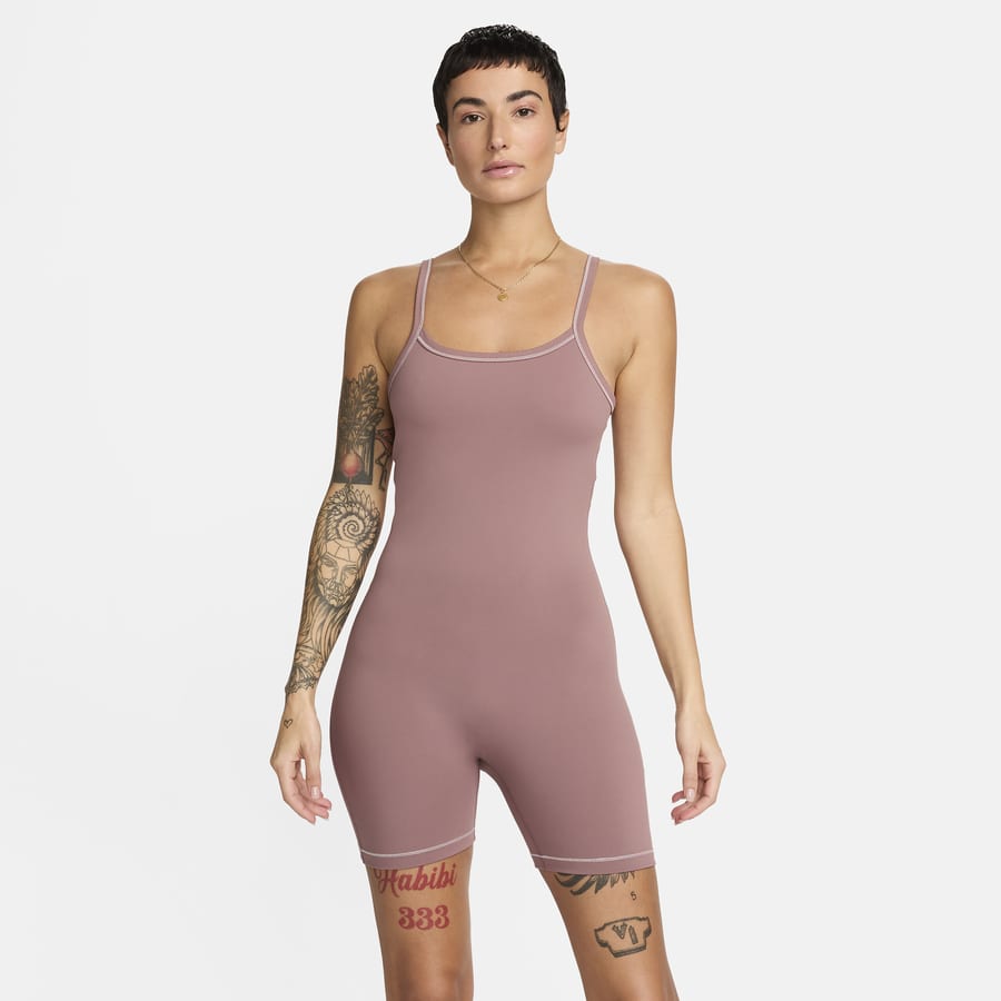 One piece workout jumpsuit nike sales